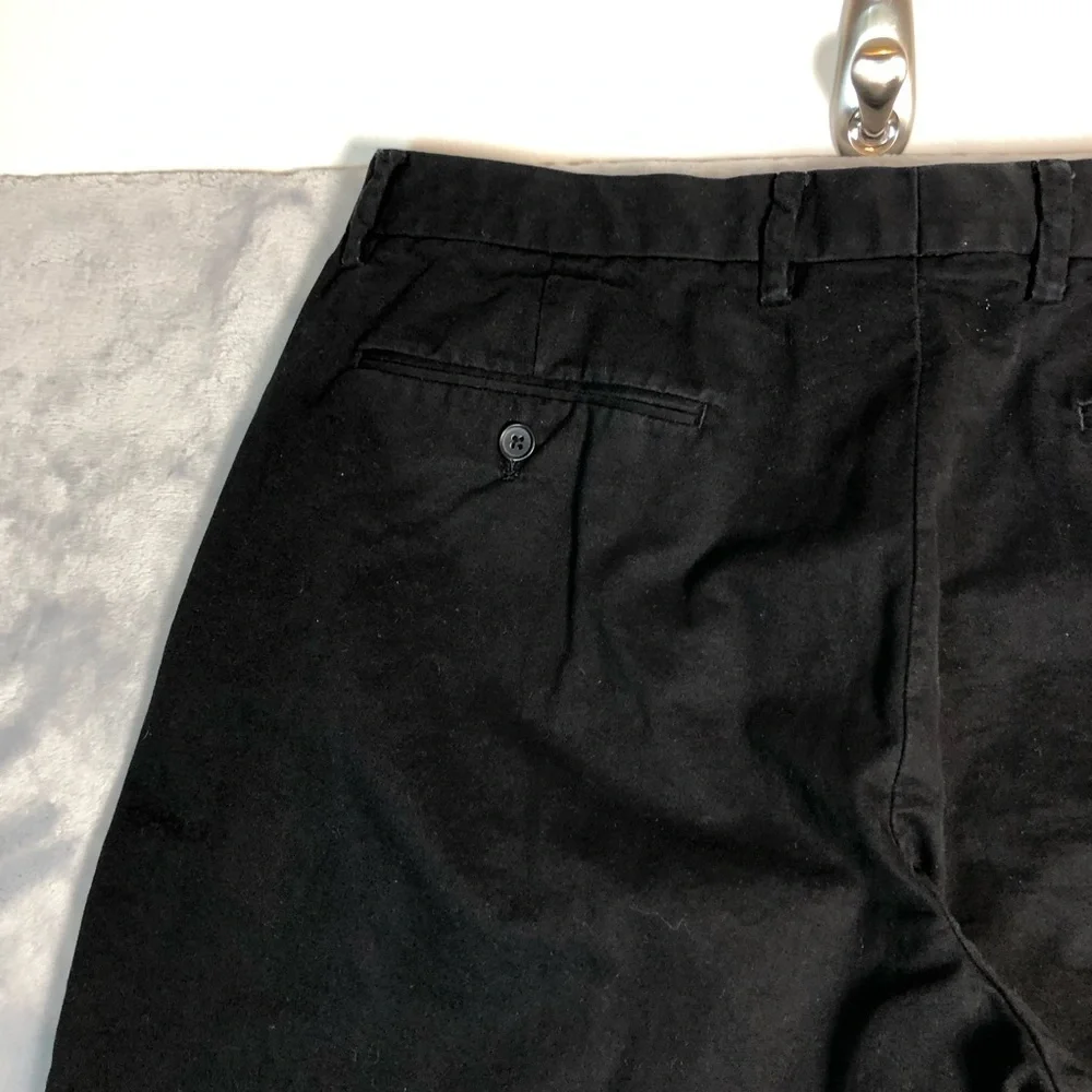 J. Crew Men's Flex Bedford Straight-Fit Chino's Black Size 36 x 32